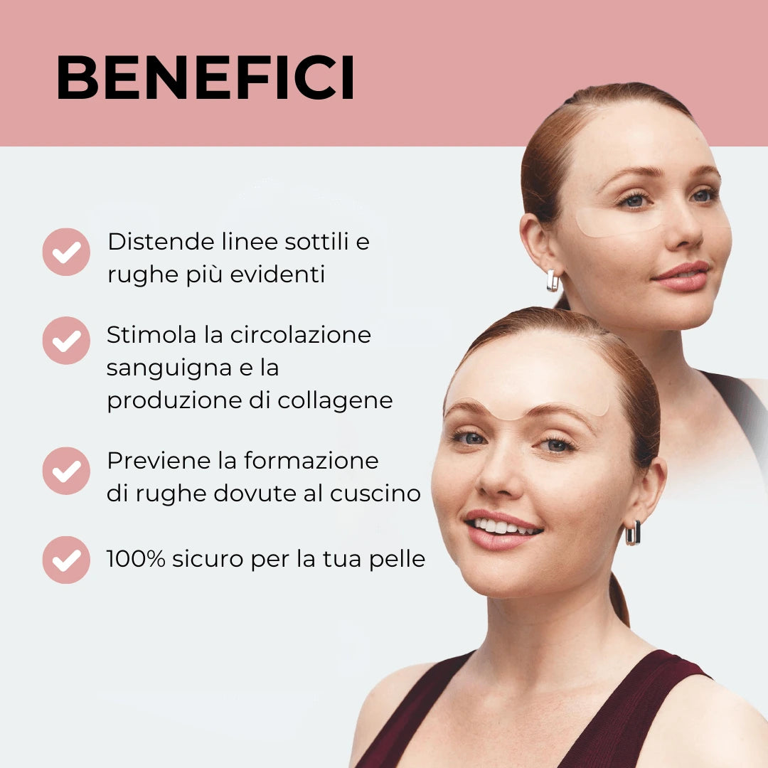 Patch in silicone medico extra Lifting (Viso & Décolleté) - riutilizzabili