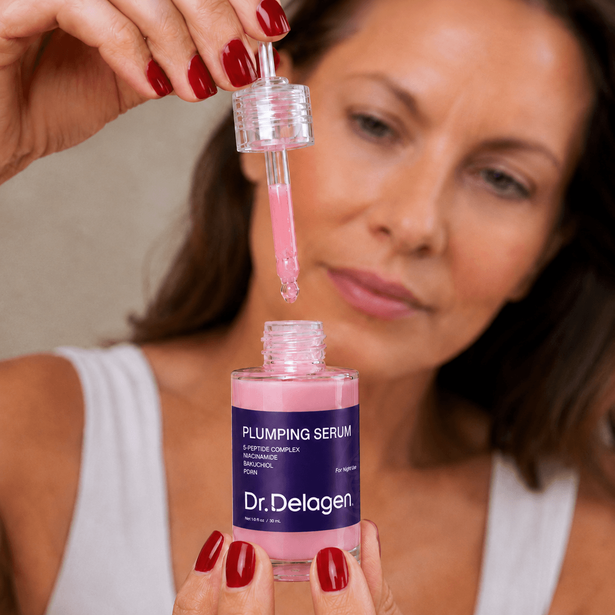 Plumping Serum - Peptides PDRN Niacinamide Bakuchiol New