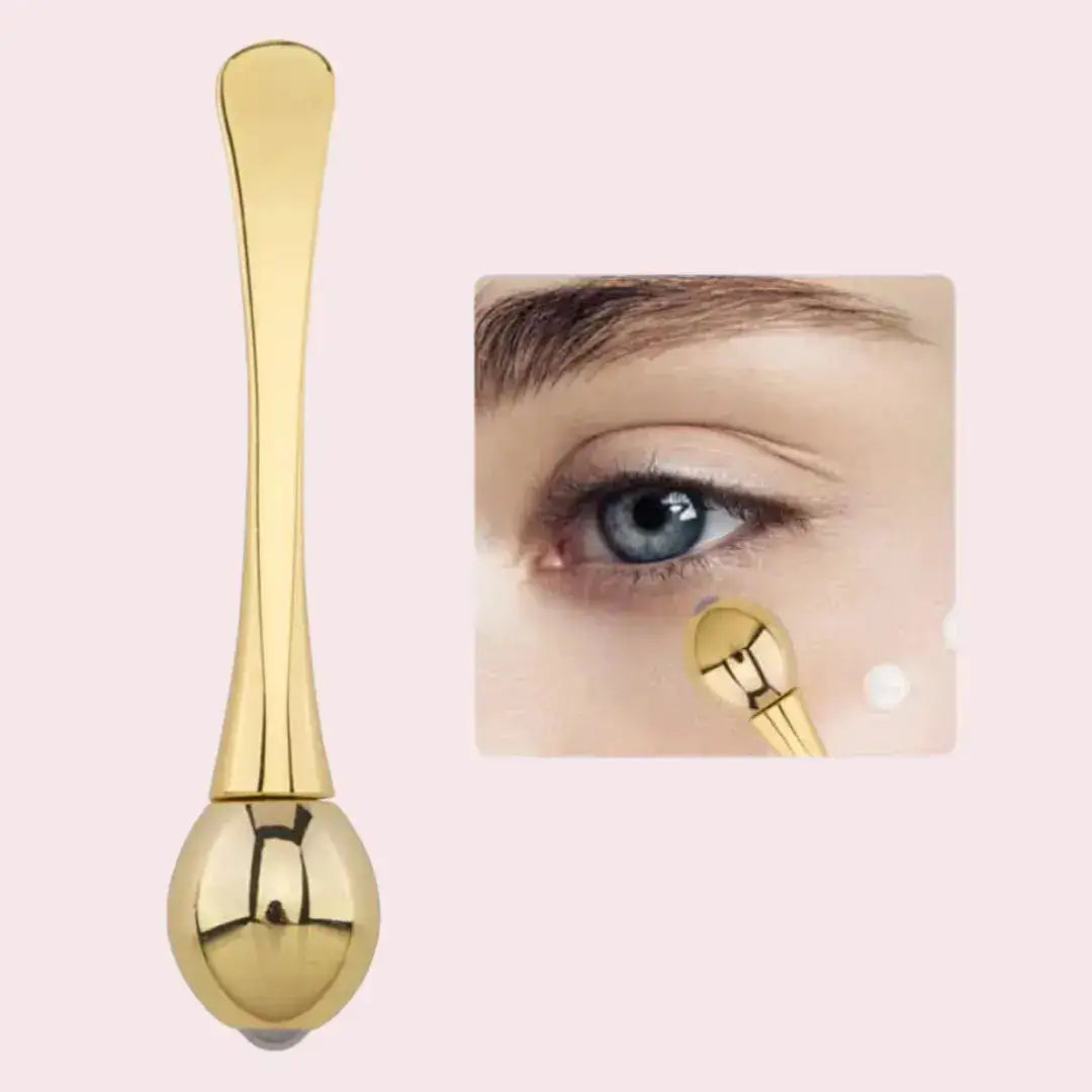 Refreshing eye contour massage roller