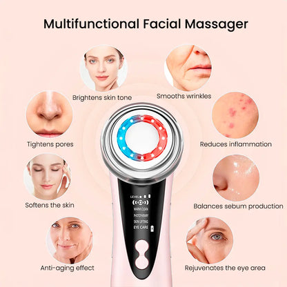 DermaFlow™ 4 in 1 Terapia LED - Lifting & Pulizia Viso