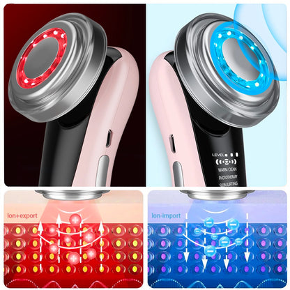 DermaFlow™ 4 in 1 Terapia LED - Lifting & Pulizia Viso