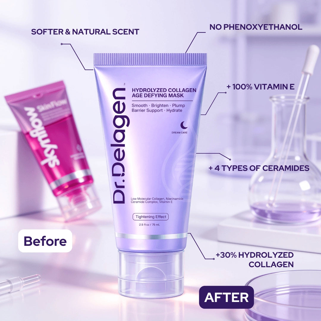 Maschera Rigenerante al Collagene Idrolizzato & Niacinamide