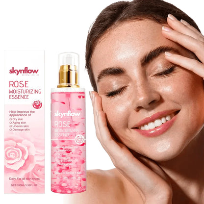 Tonico viso rinfrescante e idratante con essenza di rosa, aloe vera e Vitamina C